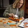 Mattel Brick Shop Hot Wheels Custom '62 Chevy Pickup Building Toy Kit (858 Pieces), for Collectors