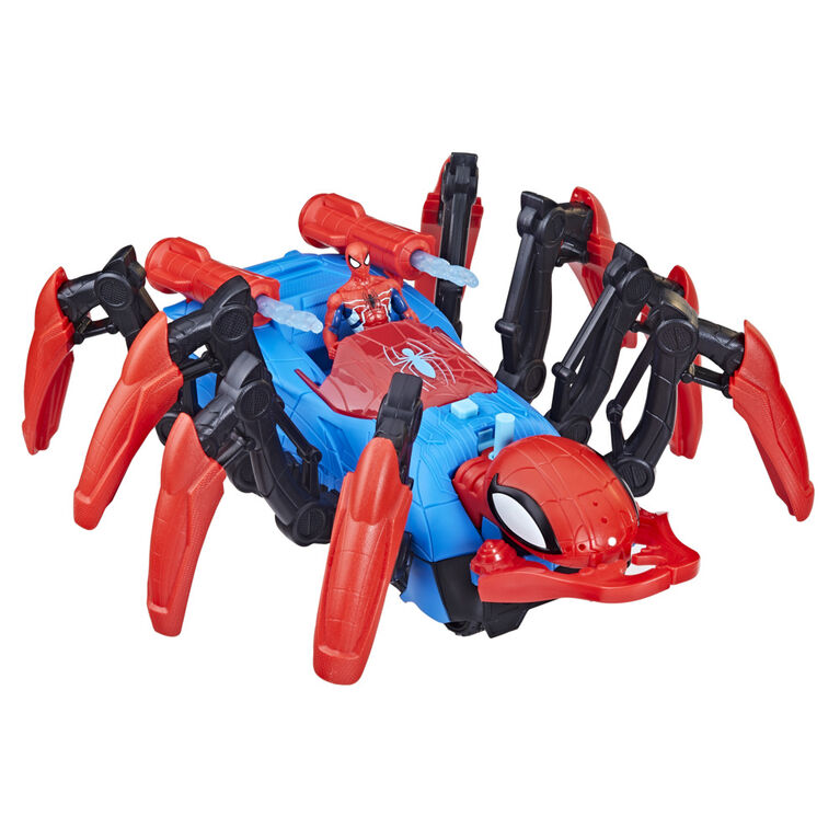 Spider-man Marvel Araignée de Combat, Jouets de Super-héros pour Enfants,  Lance de l'eau et des Toiles, Voiture Jouet, dès 4 Ans : : Jeux et  Jouets