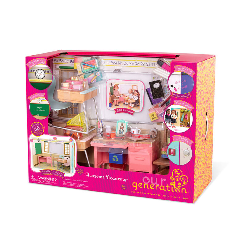 Our Generation, Awesome Academy, School Room for 18-inch Dolls