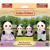 Calico Critters Pookie Panda Family, Set of 4 Collectible Doll Figures