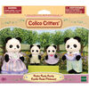 Calico Critters Pookie Panda Family, lot de 4 figurines de poupées à collectionner
