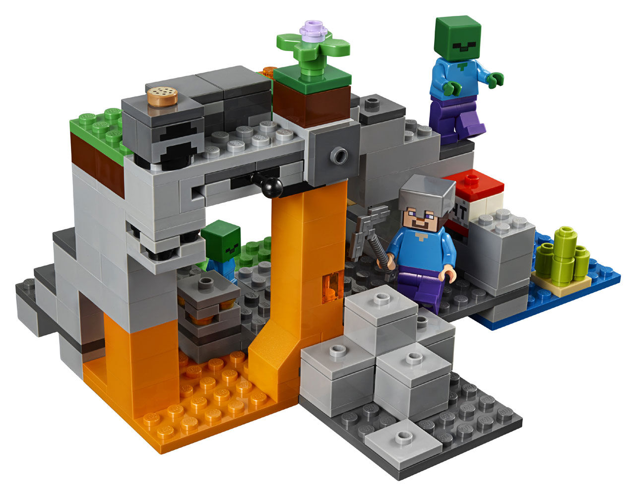 lego minecraft the cave