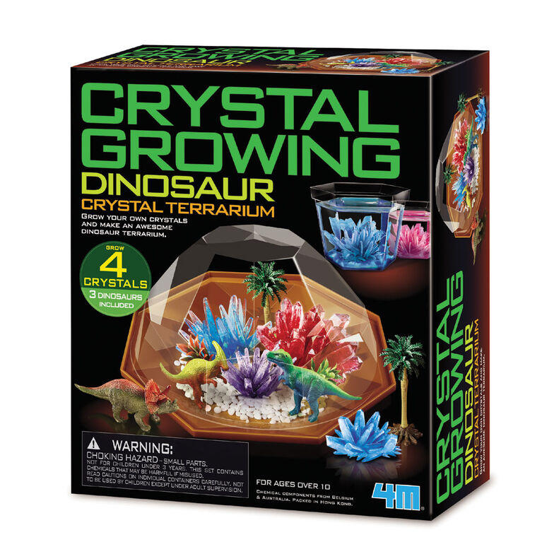 Dinosaur Crystal Terrarium - English Edition