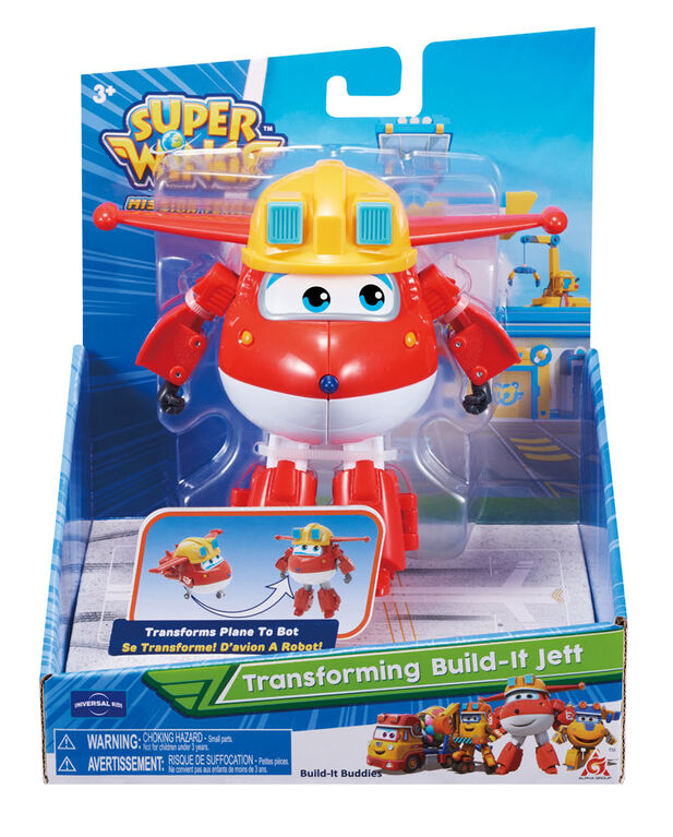 Super Wings - Transforming Build-It Jett - English Edition