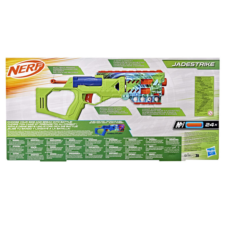 Nerf N Series Jadestrike Dart Blaster, 24 Official Nerf N Series N1 Darts - R Exclusive Nerf N Series Jadestrike Dart Blaster, 24 Official Nerf N Series N1 Darts - R Exclusive
