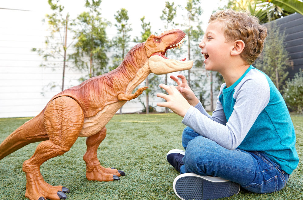 Jurassic world fmm63 super best sale colossal tyrannosaurus rex figure