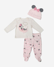 Disney Minnie Mouse Take Me Home 3Pc Set  Pink  0M