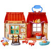 Peppa's Woodland Club La cabane forestière, inclut 1 cabane, 3 figurines de 7,5 cm et 6 accessoires - Notre exclusivité