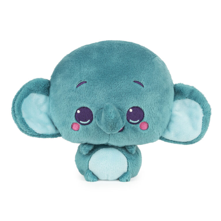 GUND Drops, Tony Trunks, Animal en peluche expressif premium, turquoise, 15,2 cm