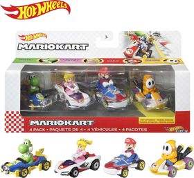 Hot Wheels Mariokart Vehicle 4 Pack