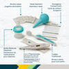 Trousse de toilette et Soins de santé de luxe Safety 1st - Bleu arctique.