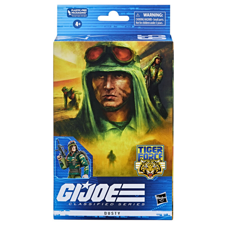 G.I. Joe Classified Series Tiger Force Dusty, Collectible G.I. Joe Action Figures, 65, 6 inch Action Figures For Boys and Girls - R Exclusive