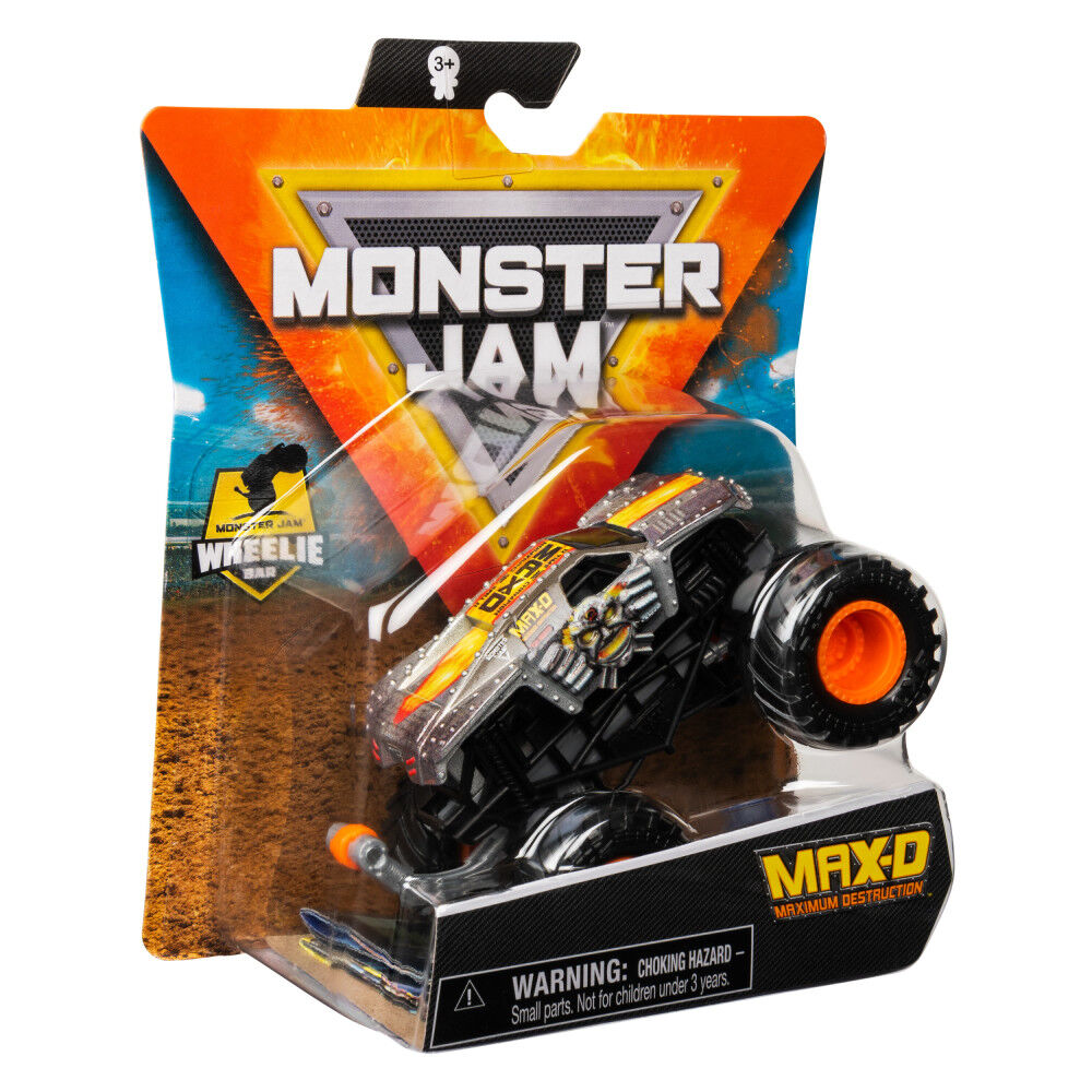 Monster Jam Monster truck Max D officiel vehicule en metal moule serie Legacy Trucks echelle 1 64 Toys R Us Canada