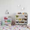 Toy Organizer with 12 Bins, White/White