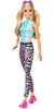 Barbie Fashionistas Doll Long Blonde Pigtails Wearing Teal Sport Top