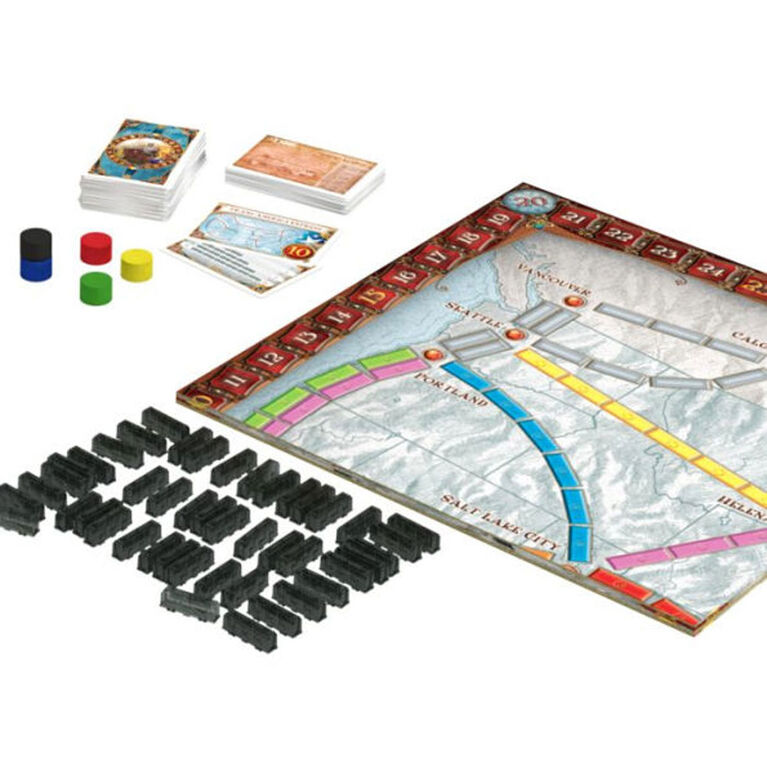 Ticket to Ride - Édition anglaise - les motifs peuvent varier