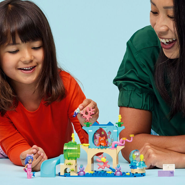 LEGO Gabby's Dollhouse Mermaid Gabby's Aquarium Adventure Building Blocks for Pretend Play 11204