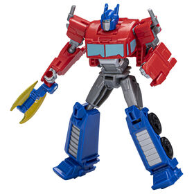 Transformers EarthSpark, figurine articulée Optimus Prime de 12,5 cm de classe Guerrier, jouet robot