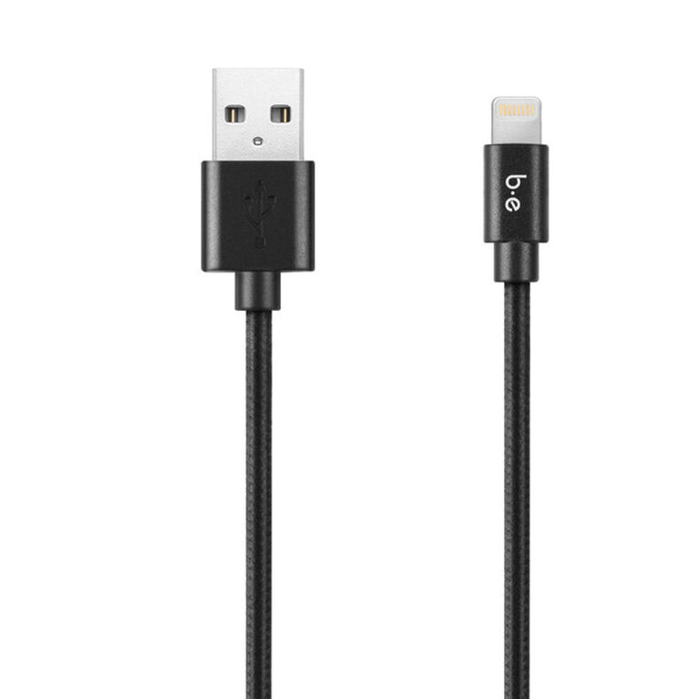 Blu Element Braided Lightning to USB Cable 4ft Black Toys R Us Canada