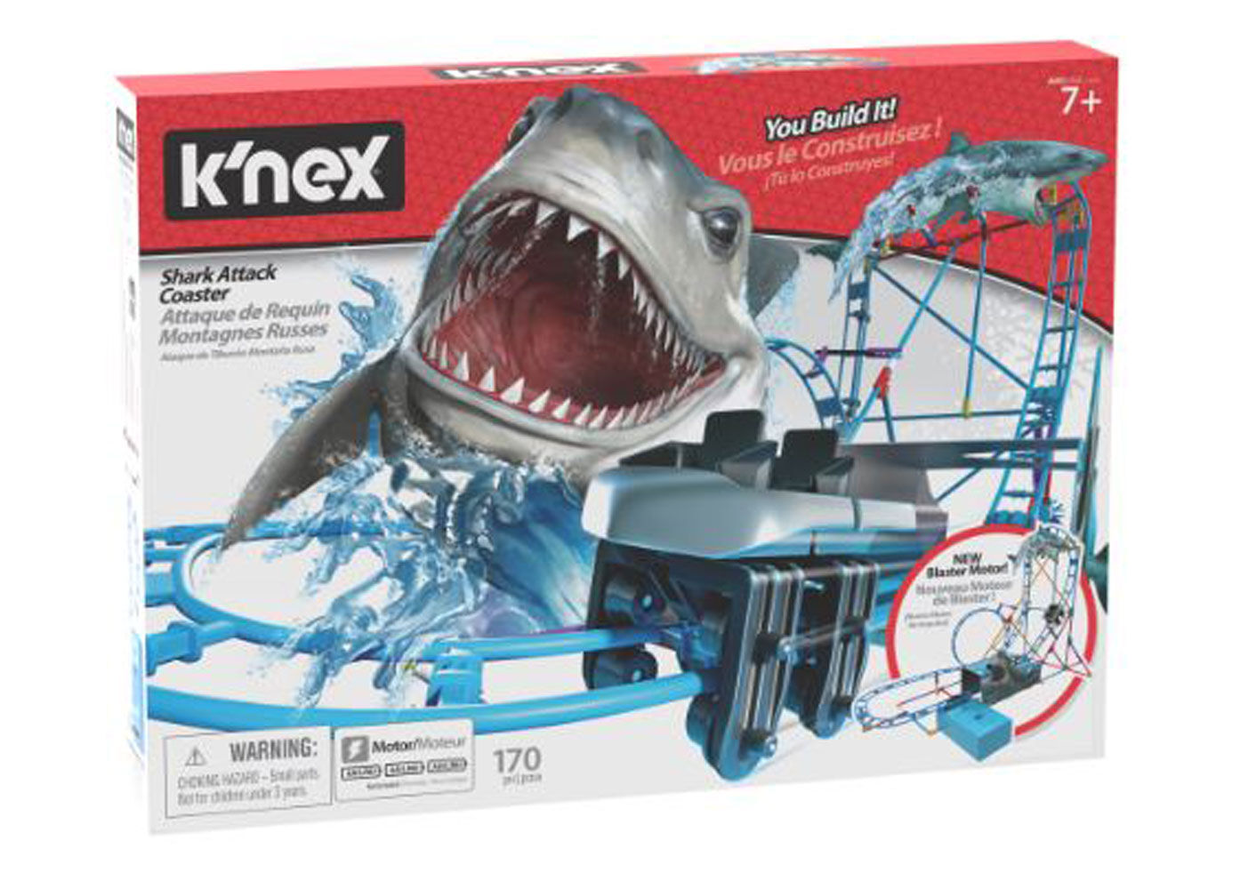 Knex shark run sales