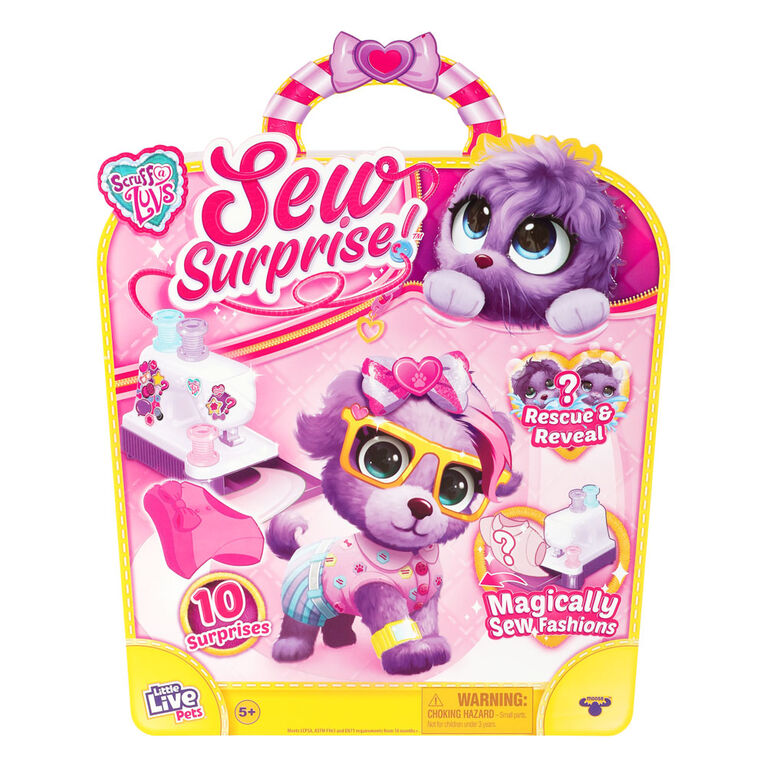 Ensemble De Jeu Little Live Scruff-A-Luvs Sew Surprise S1