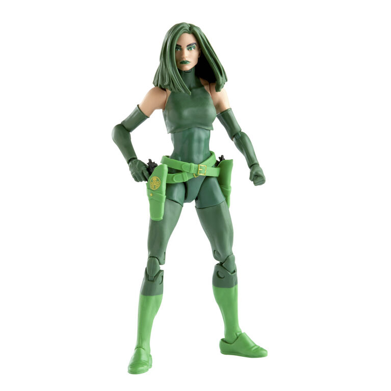 Marvel Legends Series 6-inch Madame Hydra Comics Action Figure 6-inch Collectible Toy, 4 Accessories, 1 Build-A-Figure Part.