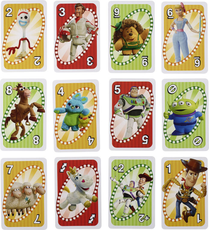 Disney Pixar Toy Story 4 UNO Card Game - English Edition