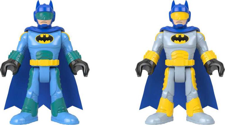 Imaginext DC Super Friends Batman Figure Set with Harley Quinn and Color-Changing Action