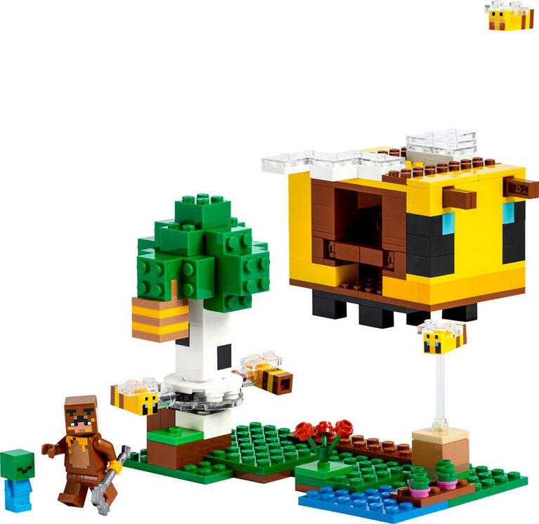 LEGO Minecraft Le chalet des abeilles 21241; Jeu de construction (254 pièces)