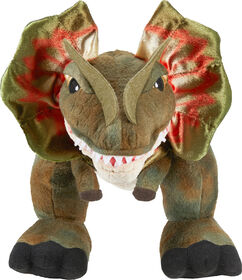 Jurassic World Jurassic Park Dinosaur Plush Dilophosaurus with Vibration and Sound