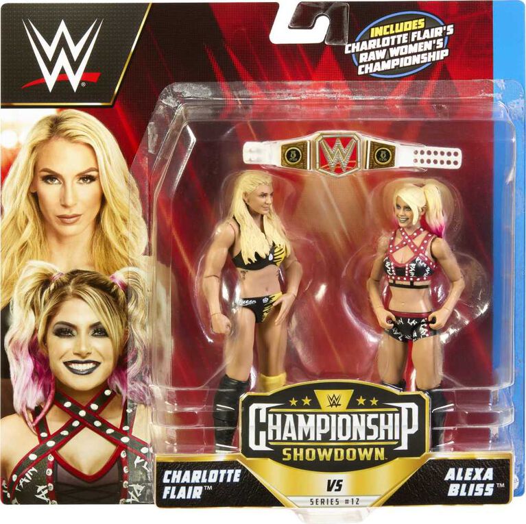 WWE Charlotte Flair vs Alexa Bliss Championship Showdown 2-Pack