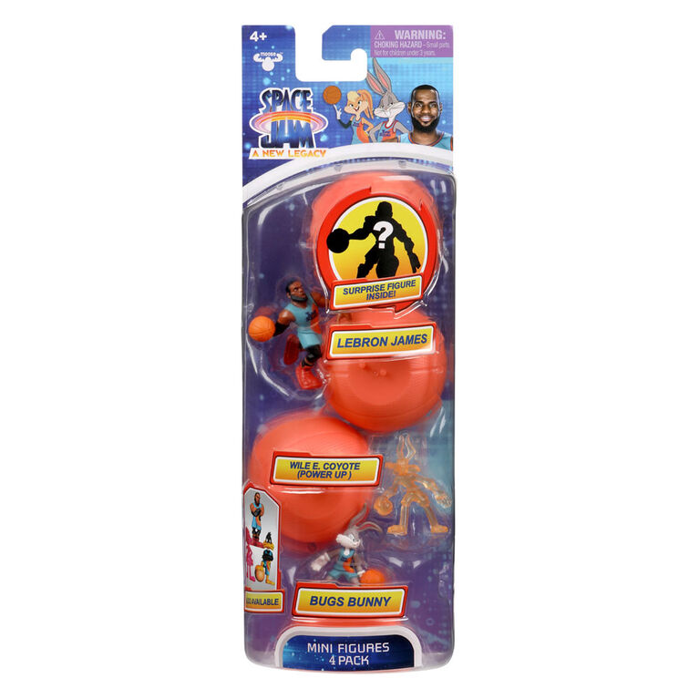 Space Jam: A New Legacy Season 1 Figure 4 Pack - Tune Squad + Bench