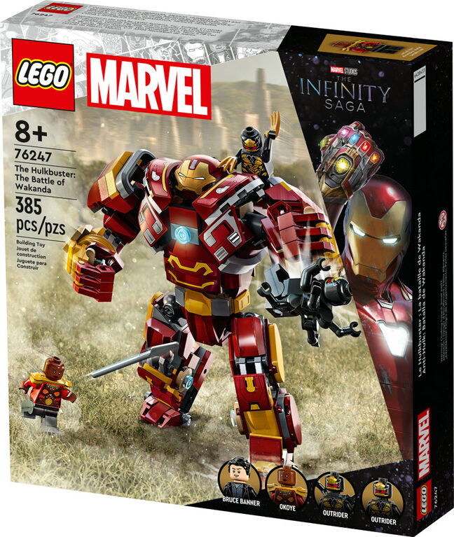 LEGO Marvel Ensemble Hulkbuster : la bataille de Wakanda 76247