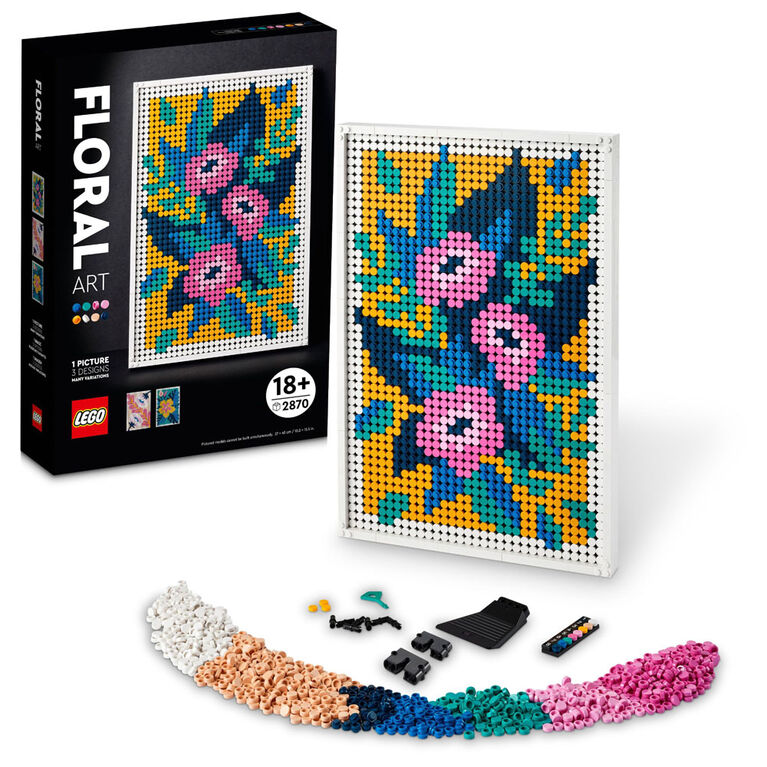 LEGO Art - Art floral 31207 Ensemble de construction (2 870 pièces)