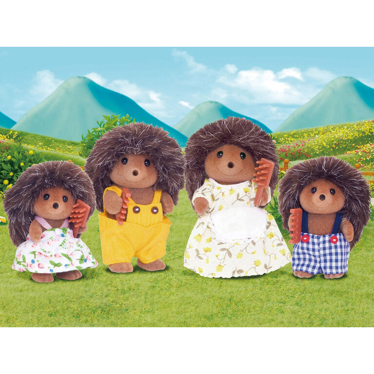 Calico Critters - Pickleweeds Hedgehog Family - English Edition