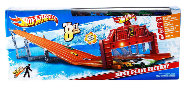 Hot Wheels Super 6-lane Raceway Track Set - R Exclusive