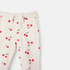 Jogger White Cherry Print 12-18M