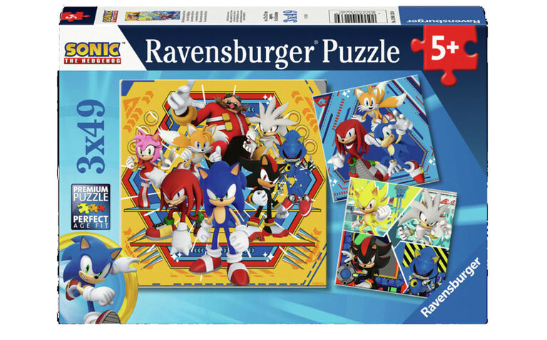 Ravensburger - Sonic the Hedgehog 3x49 puzzle