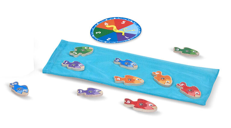 Melissa & Doug - Ensemble de p&ecirc;che magn&eacute;tique Attrape et compte - les motifs peuvent varier
