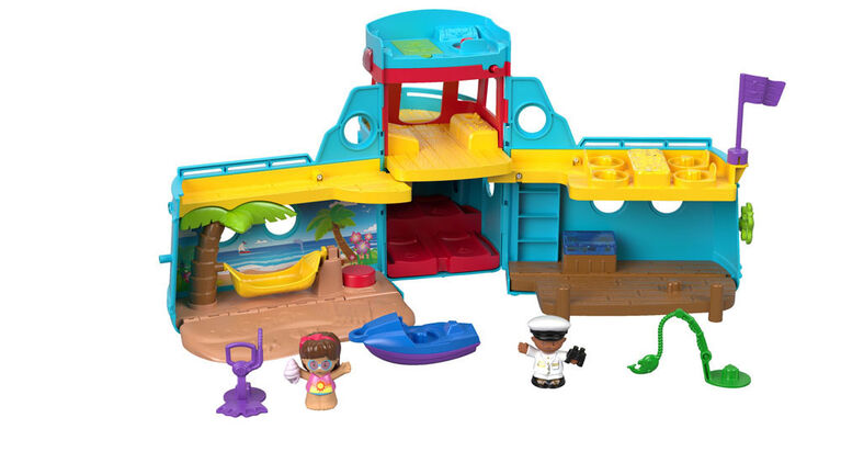 Fisher-Price - Little People Travel Together Friend Ship Playset