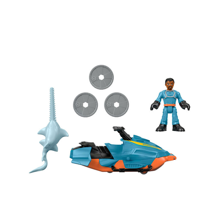 Fisher-Price - Imaginext - Motomarine de Patrouille des requins