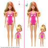 Barbie Color Reveal Slumber Party Fun Set, 50+ Surprises Including 2 Dolls, 3 Pets & 36 Accessories