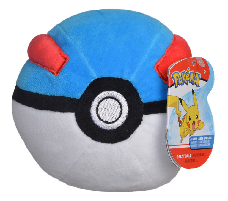 Pokémon 4" Poké Ball Plush - Great Ball