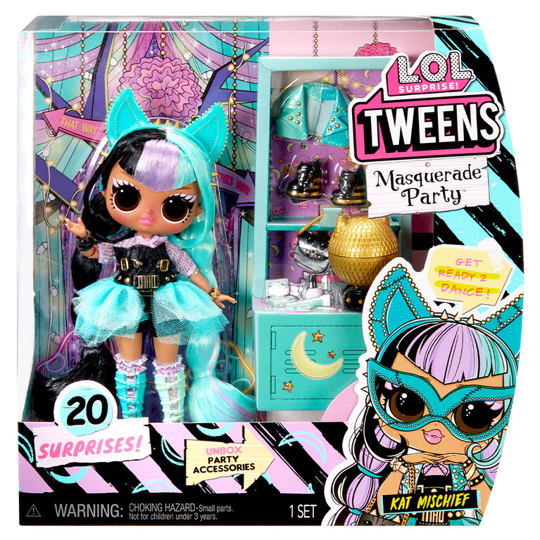 LOL Surprise Tweens Masquerade Party Fashion Doll Kat Mischief