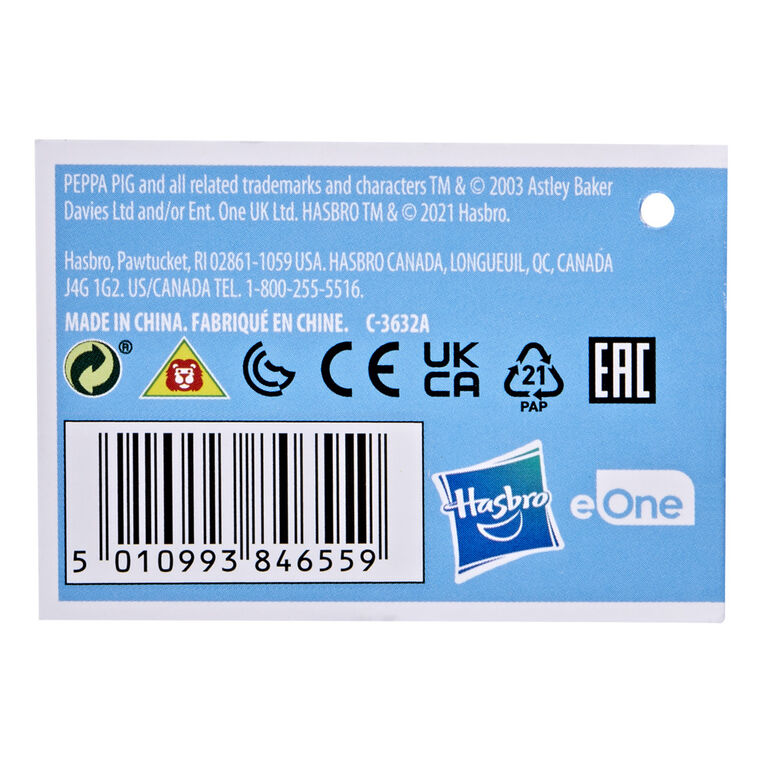 Peppa's Adventures Mini-v&eacute;hicule Peppa Pig, jouet pr&eacute;scolaire (Rebecca Rabbit en h&eacute;licopt&egrave;re)