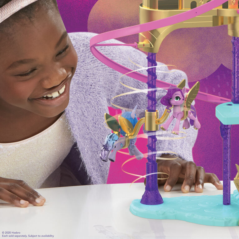 My Little Pony: A New Generation Movie Royal Racing Ziplines - 22-Inch Castle Playset Toy
