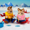 Calico Critters Sandy Cat Family, Set of 4 Collectible Doll Figures