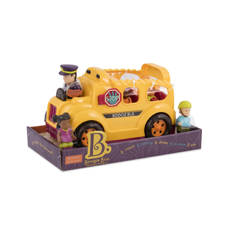 B. Toys Boogie Bus, Rrrroll Models, Interactive Toy School Bus