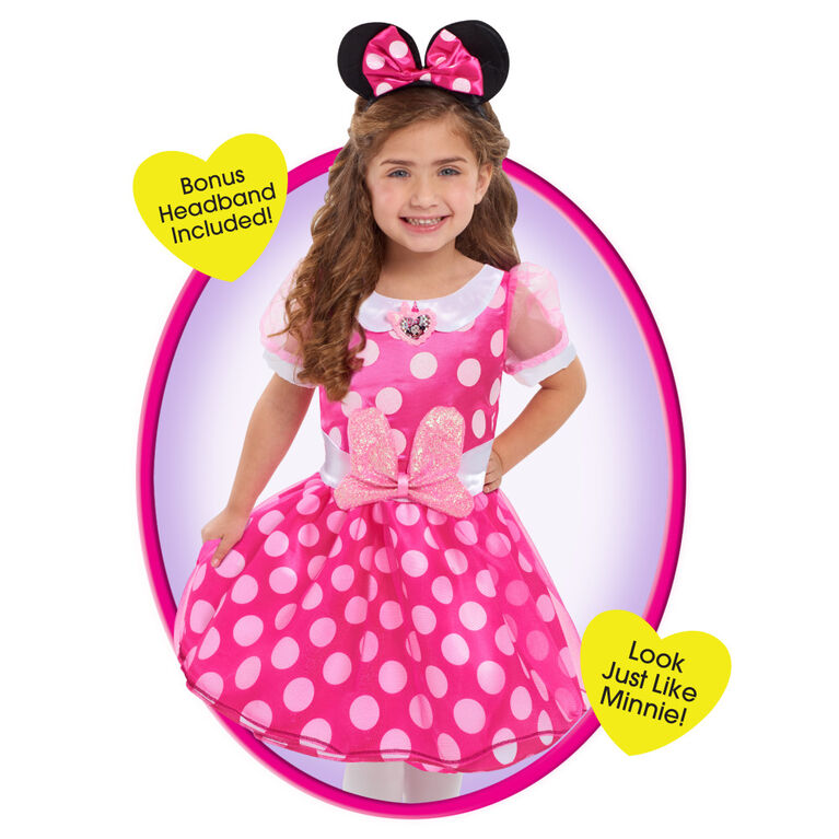 Disney Minnie Mouse Little Girls Ruffle T-Shirt Legging Set Hot Pink 6-6X :  : Clothing & Accessories