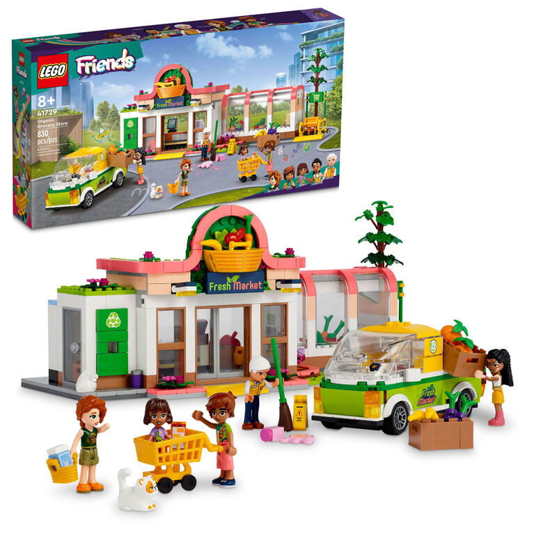 LEGO Friends Organic Grocery Store 41729 Building Toy Set (830 Pieces)